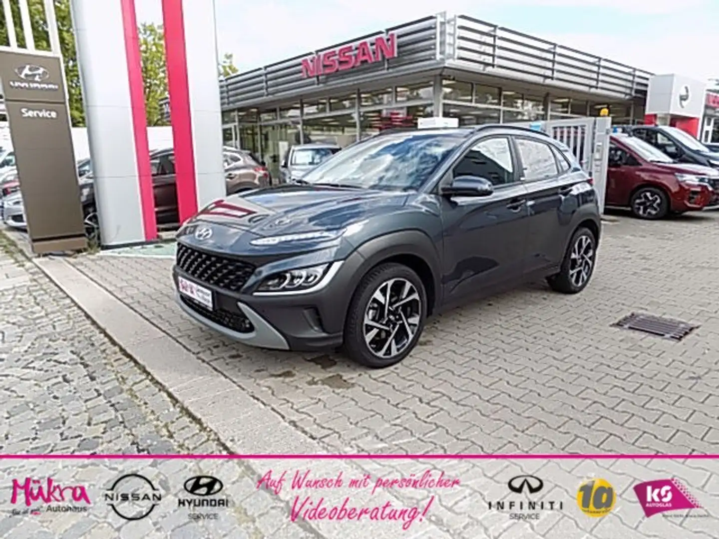 Hyundai KONA Intro Edition + 1.0 T-GDi 120PS 6-Gang Klima Navi Gris - 1