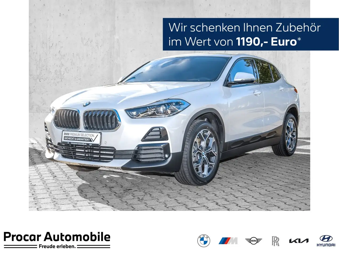 BMW X2 sDrive18d Advantage Plus Navi RFK LED Sportsitz Bianco - 1