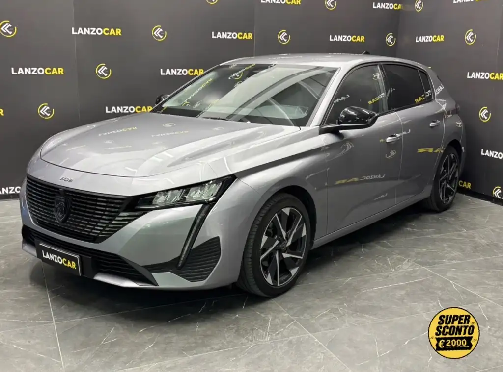 Peugeot 308, 1.2 130CV BERLINA ALLURE PACK *DIVERSI COLORI*, colore grigio, 2024, benzina | usata in vendita da LANZOCAR