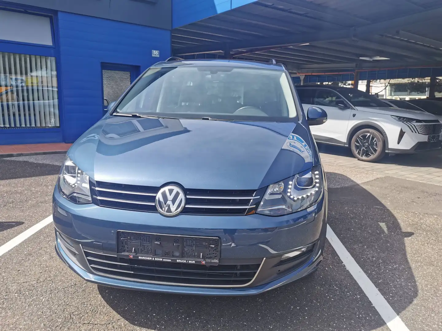 Volkswagen Sharan Sharan Business 1,4 TSI Business 7-Sitzer Blau - 2