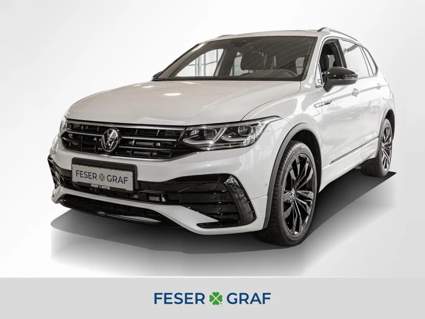 Volkswagen Tiguan Allspace R-Line 2.0 TDI 4M DSG NAVI/AHK/Keyless Weiß - 1