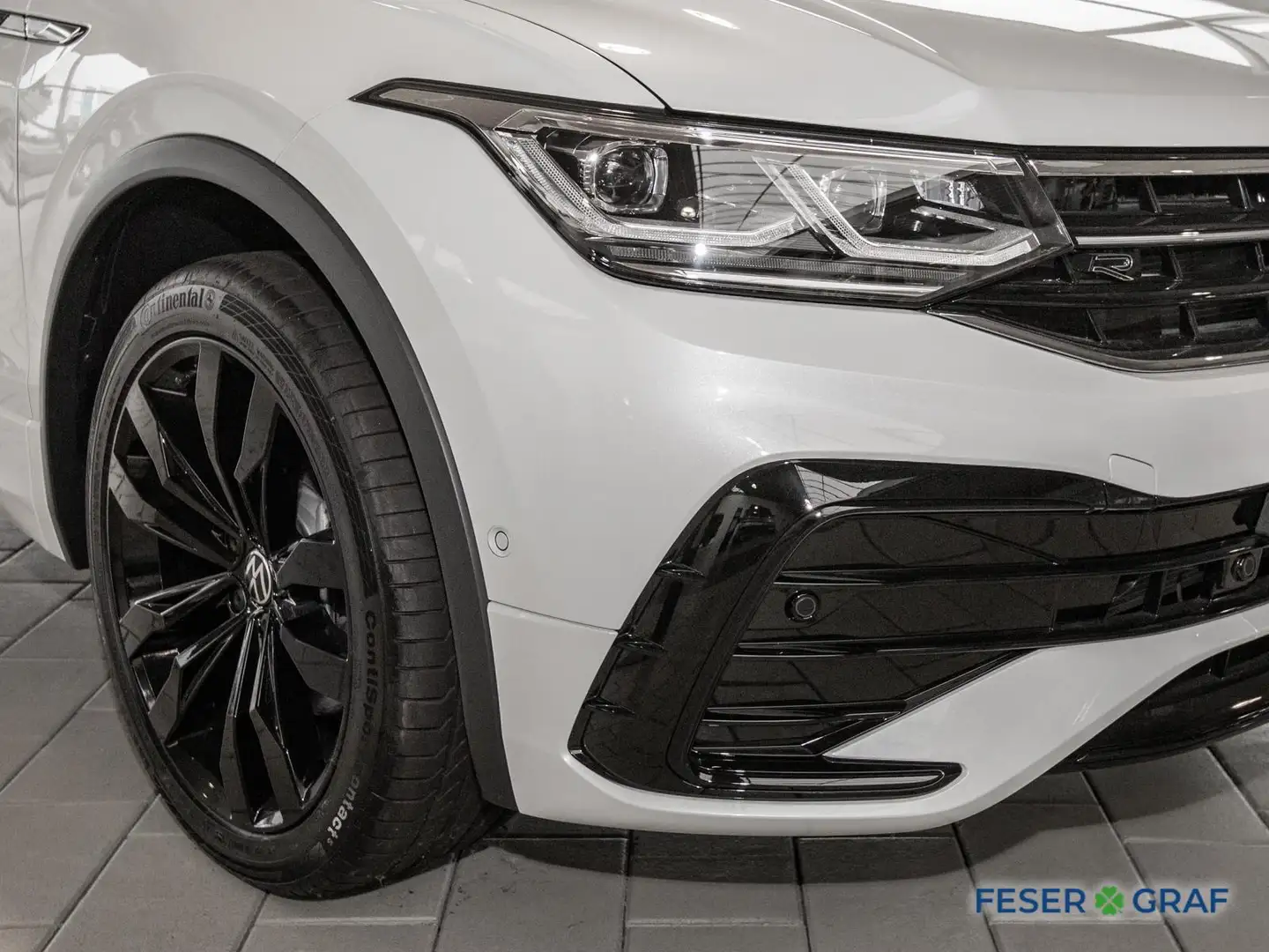 Volkswagen Tiguan Allspace R-Line 2.0 TDI 4M DSG NAVI/AHK/Keyless Weiß - 2