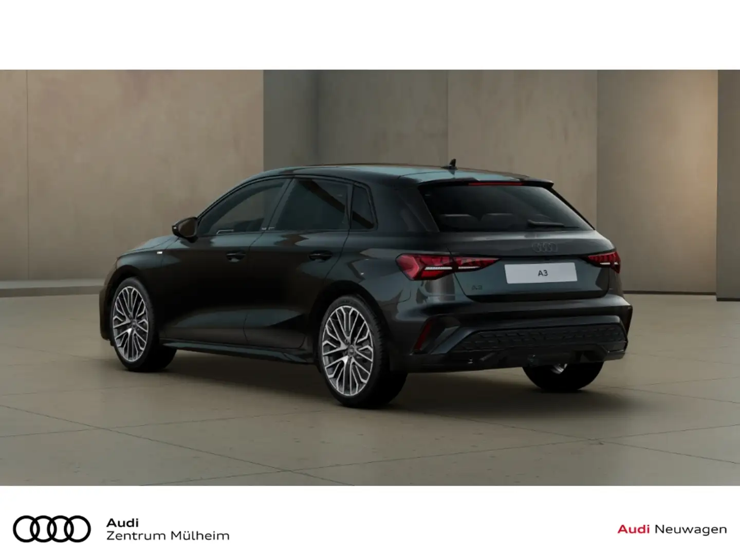 Audi A3 Sportback 35 TFSI S lineAHK-abnehmbar El. Panodach Negro - 2