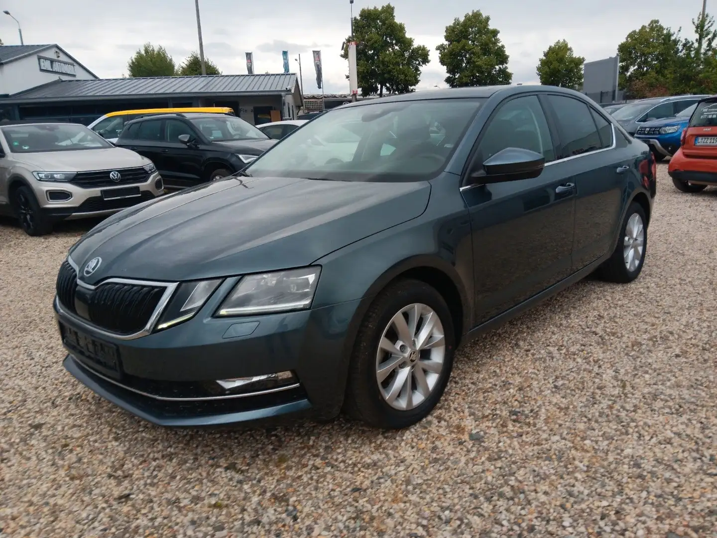 Skoda Octavia Lim. Style Navi AHZV Klima Schiebedach Grijs - 1