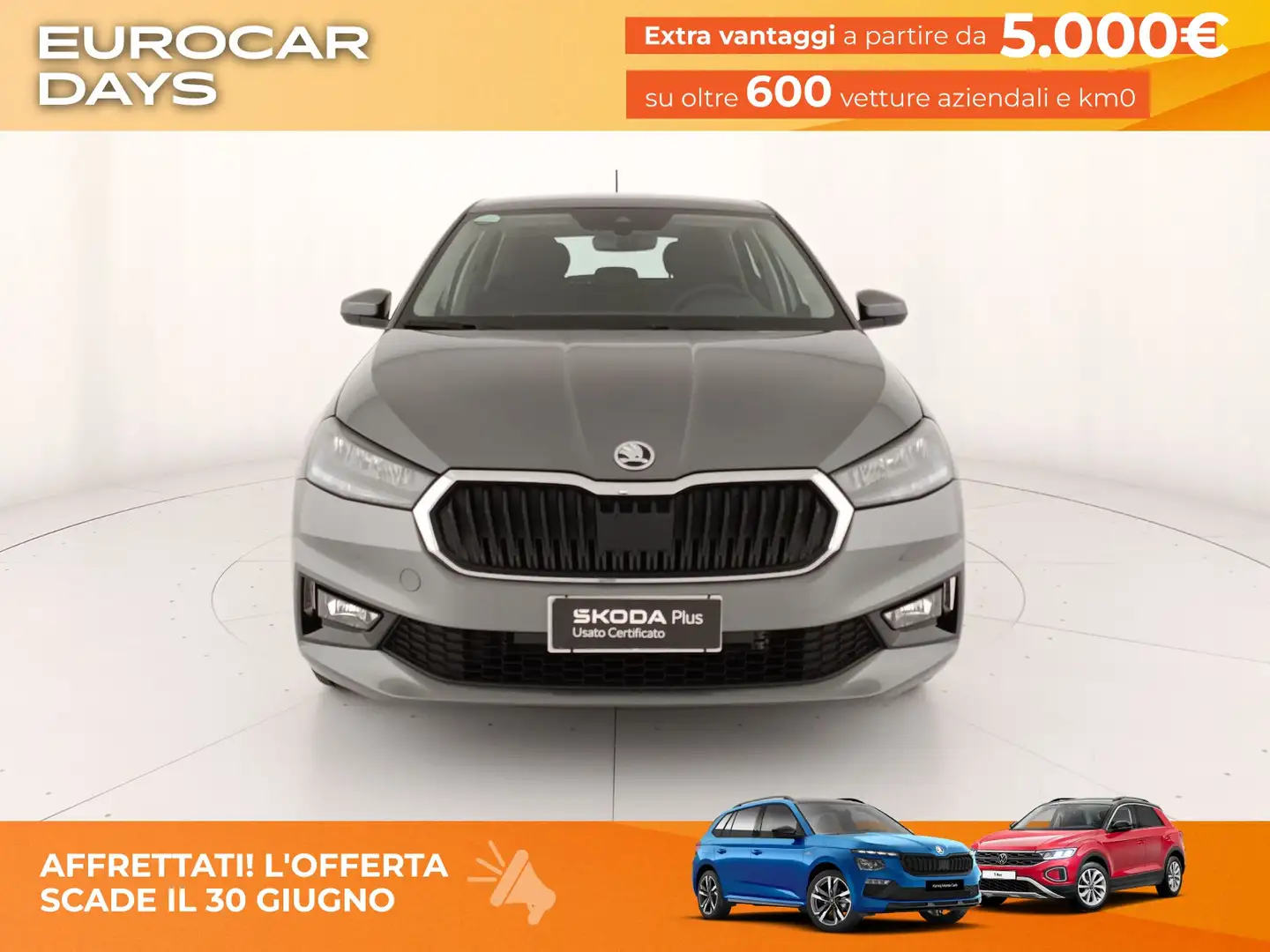 Skoda Fabia 1.0 mpi evo ambition 80cv Grigio - 2