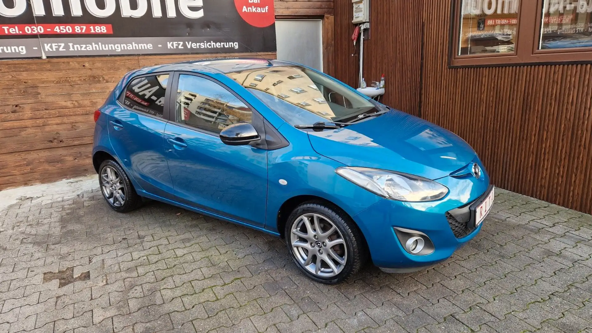 Mazda 2 SHZ, PDC, Klima, Tüv Neu Blau - 2