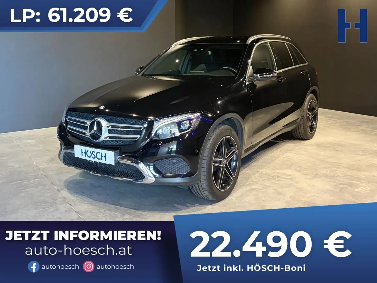 Mercedes-Benz GLC 250 d 4M Exclusive NAV KAMERA ASSISTENZ Schwarz - 1