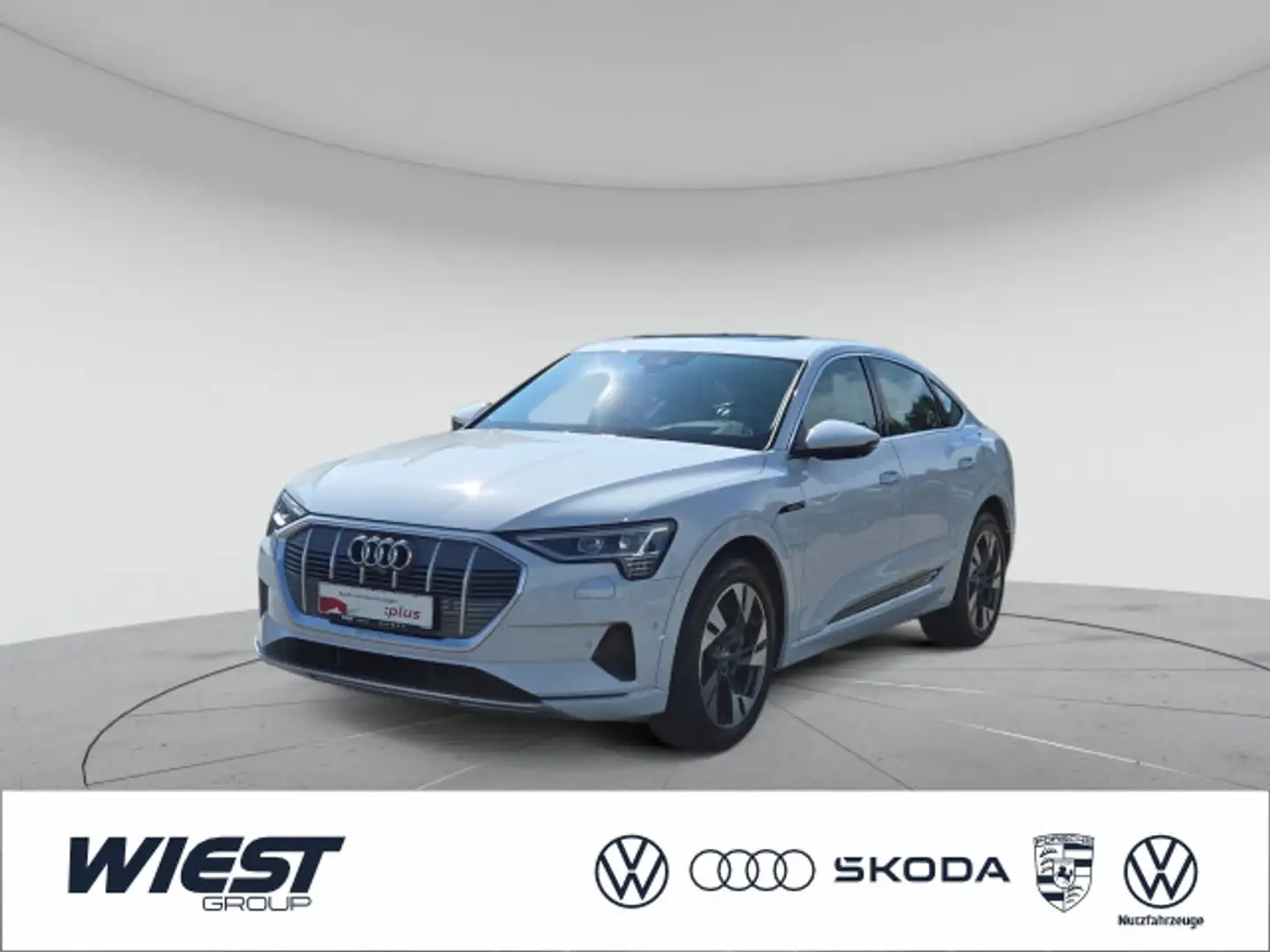 Audi e-tron advanced 55, LEDER/LED/360°VIEW Weiß - 1