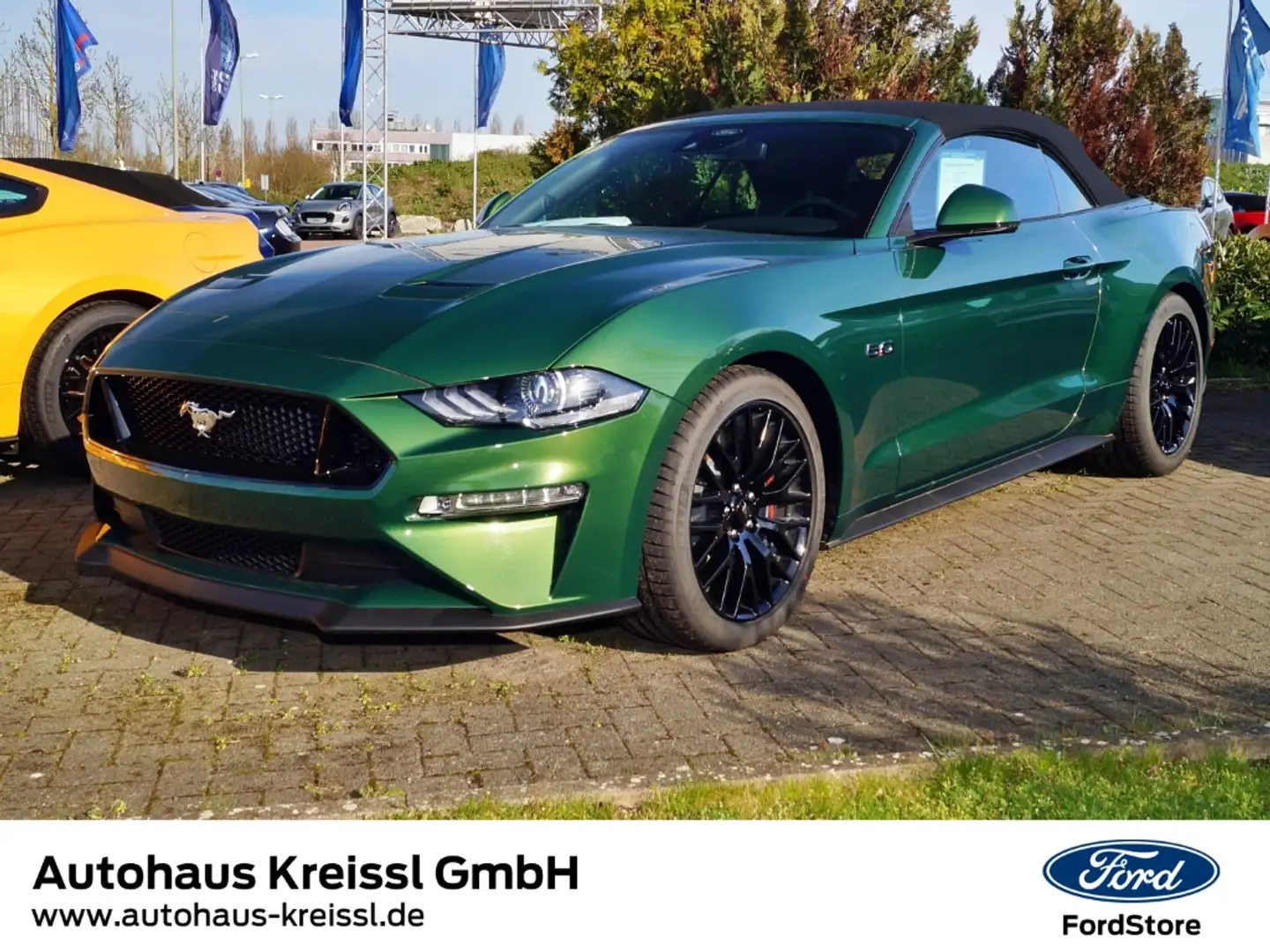 Ford Mustang Convertible GT 5.0 V8 Automatik MagneRide Grün - 1