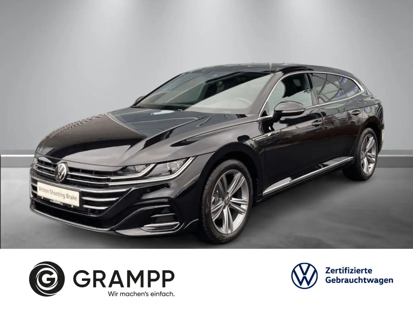 Volkswagen Arteon R-Line 2,0 l TSI NAVI+KAME Negro - 1