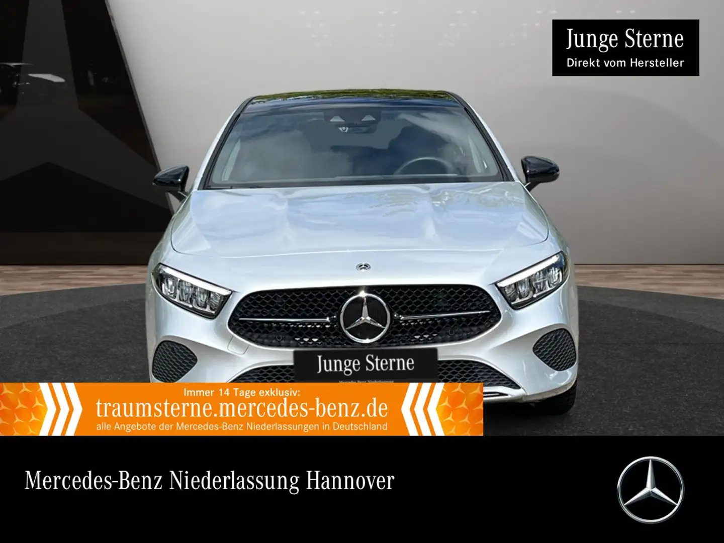 Mercedes-Benz A 200 PROGRESSIVE+NIGHT+PANO+LED+KAMERA+KEYLESS+7G Silber - 1