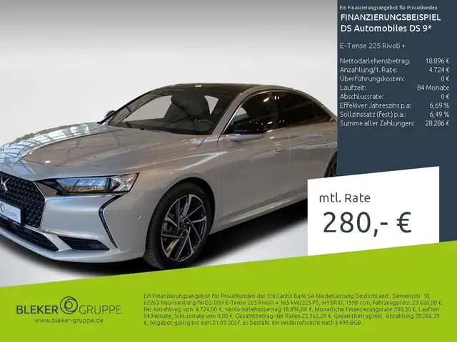 2022 DS Automobiles DS 9 in Grey for sale