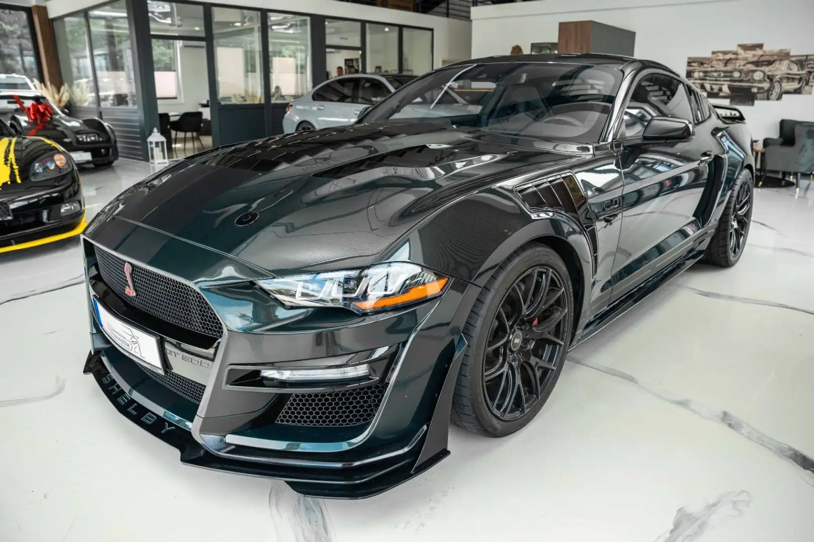 Ford Mustang GT 5,0 GT 500 SHELBY RECARO TOP Verde - 1