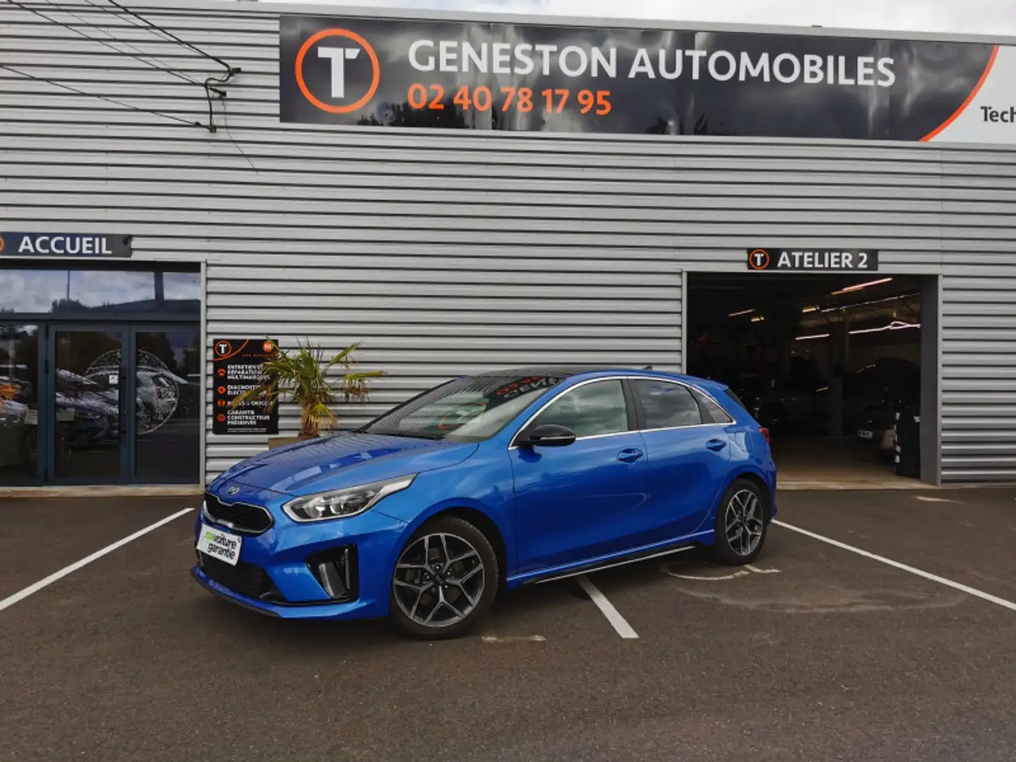 Kia Ceed / cee'd 1.6 CRDI 115CH GT LINE Bleu - 1