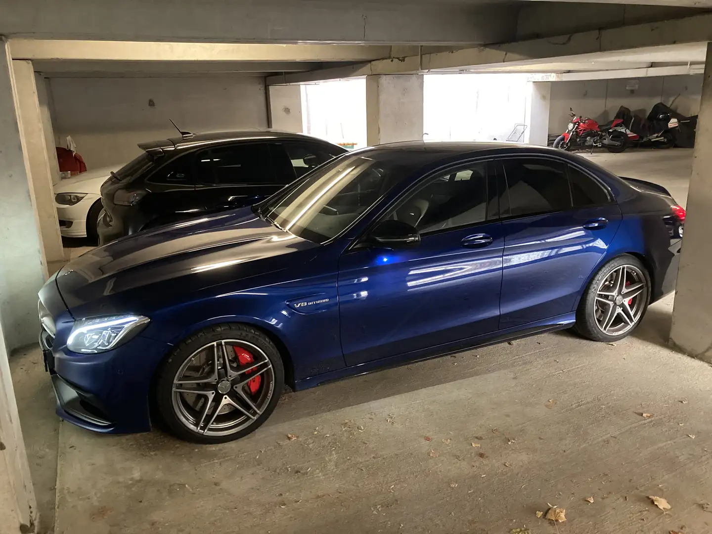 Mercedes-Benz C 63 AMG S Speedshift 7G-MCT Top Zustand Garantie** Albastru - 1