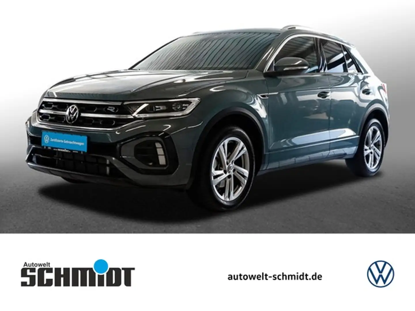 Volkswagen T-Roc 1.5TSi DSG R-Line AHK R-Kamera ACC Navi 17Zoll LED Blau - 1