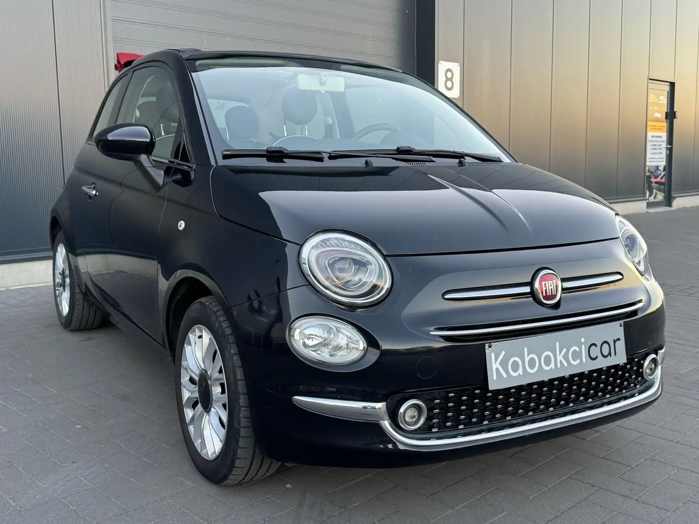 Fiat 500C 1.2i Lounge // CABRIO // GPS // GARANTIE 12 MOIS Noir - 1