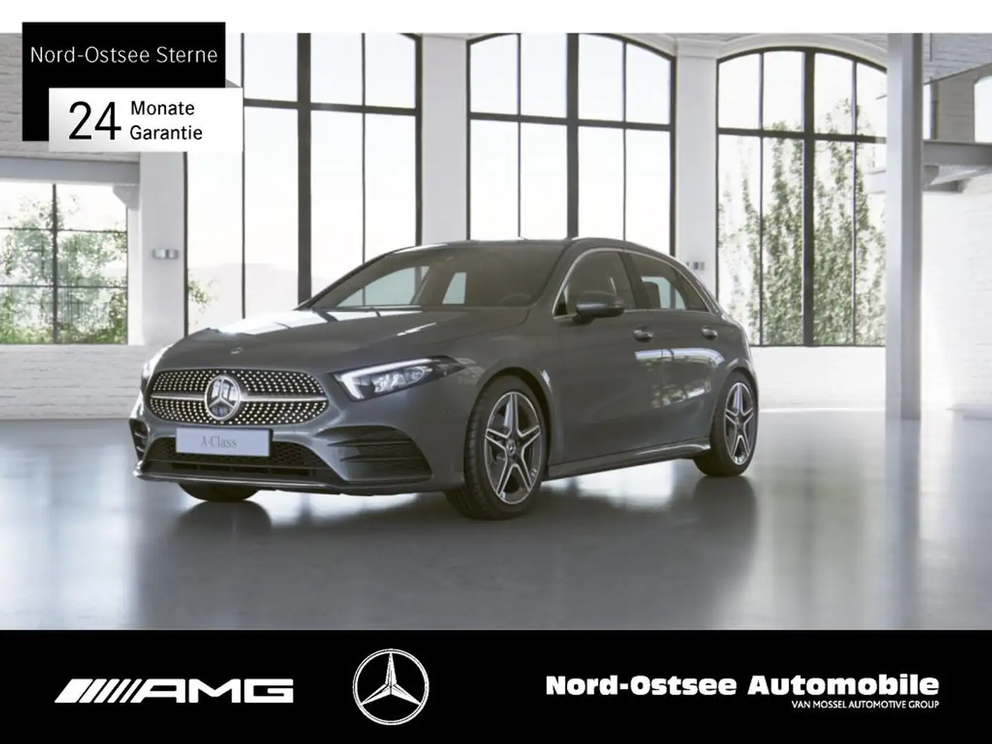Mercedes-Benz A 200 AMG KAMERA LED SHZ NAVI DISTRO Gris - 1