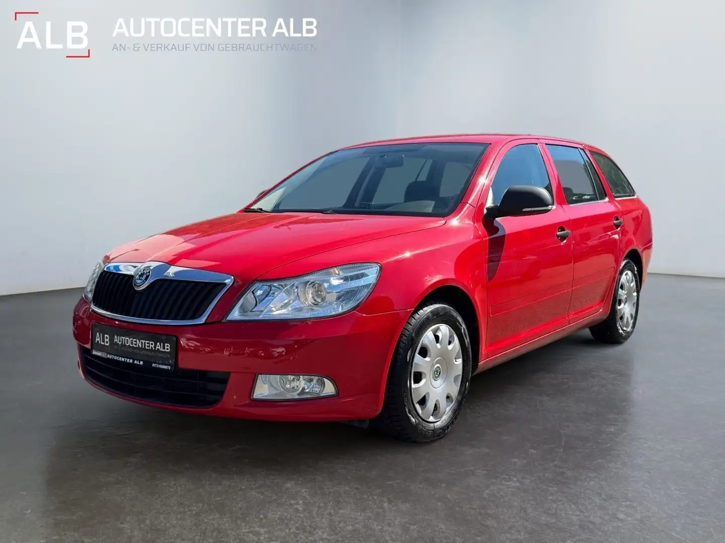 Skoda Octavia Combi Active TDI/KLIMA/EURO5/1.HAND/EFH/ Rot - 1