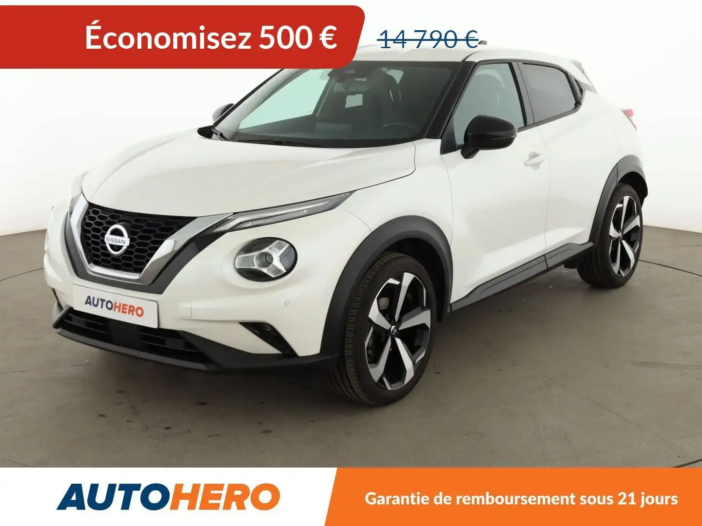 Nissan Juke 1.0 DIG-T Tekna BV6 Blanc - 1