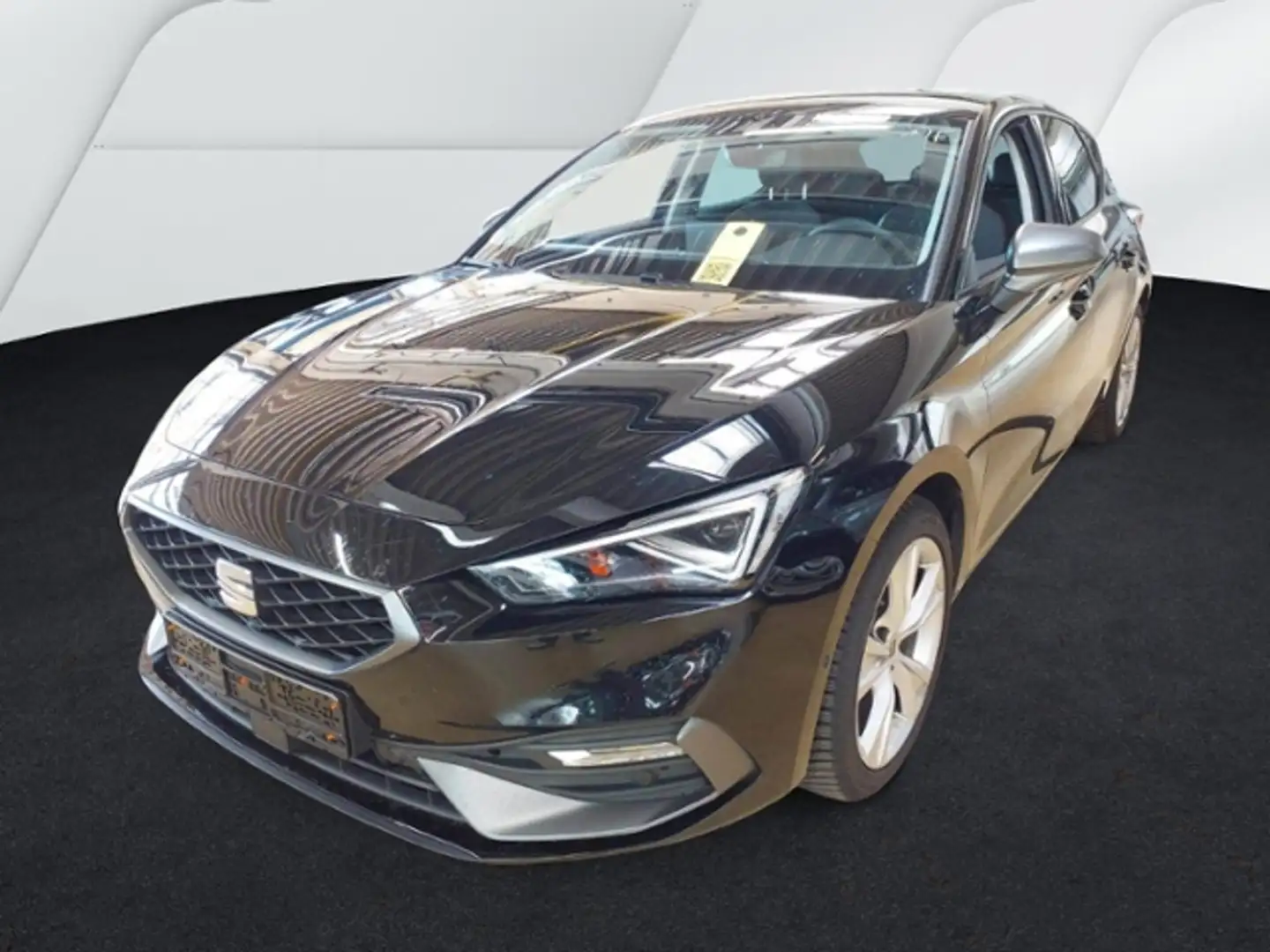 SEAT Leon 1.5 eTSI DSG FR LED+NAVI.+KLIMA+RFK+SHZ+PDC Schwarz - 2