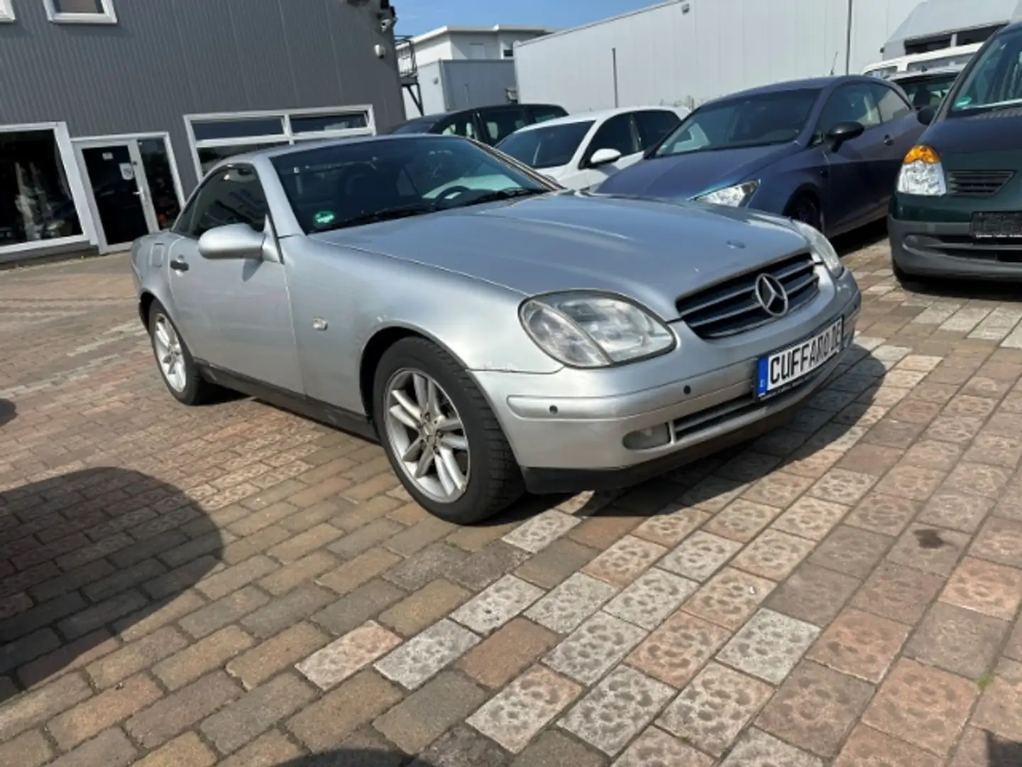 Mercedes-Benz SLK 200 SLKRoadster200 Leder SHZ Alarm Alu Klima el.SP Spi Silber - 2