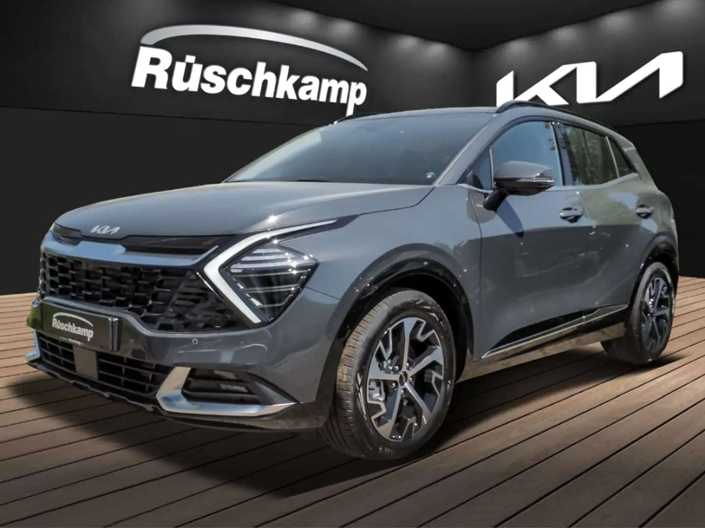 Kia Sportage Spirit 1.6CRDi 48V Pano-Dach 360 Kamera AHK Navi P Grau - 1