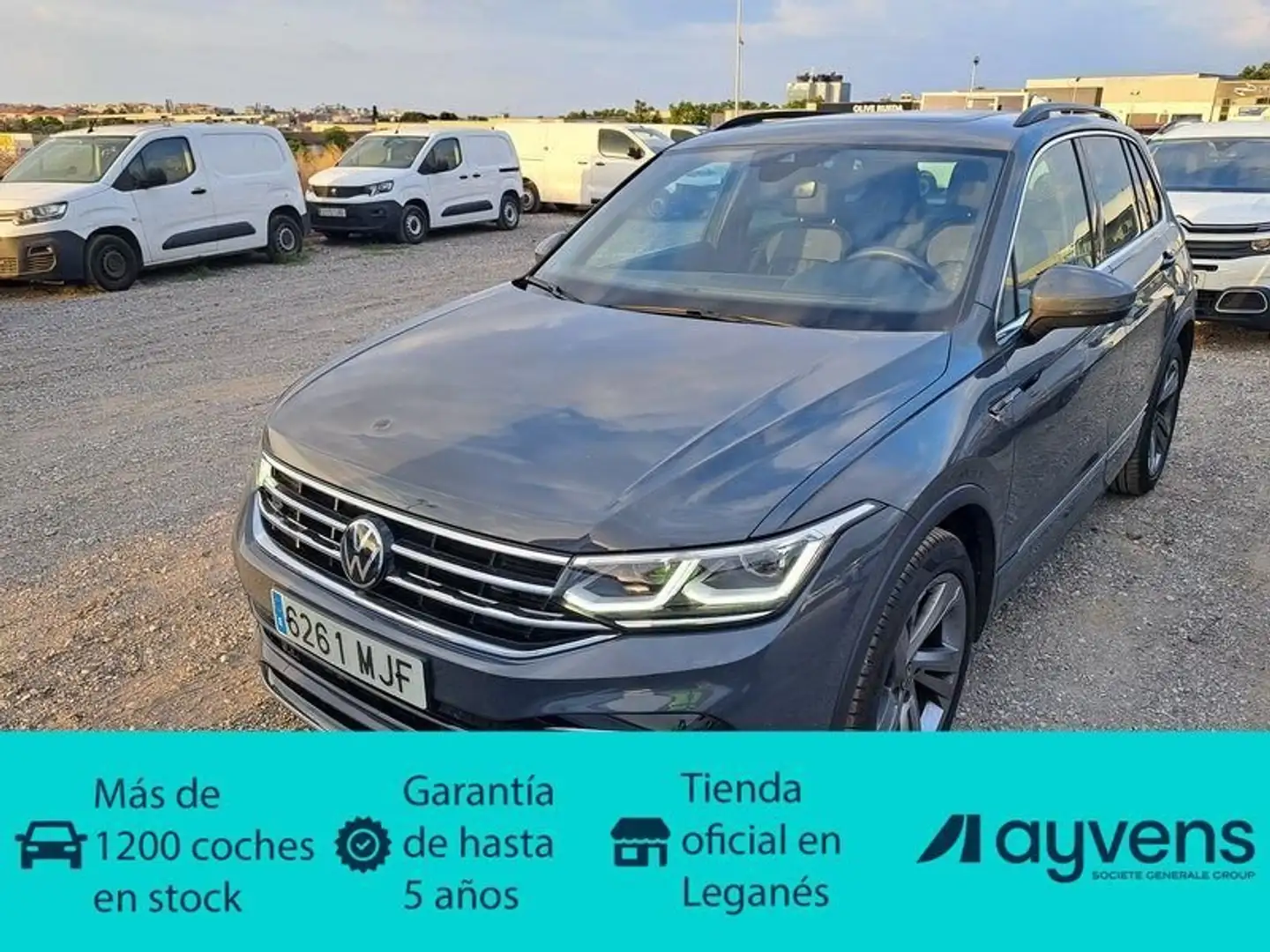 Volkswagen Tiguan 2.0TDI R-Line DSG 110kW Gris - 1