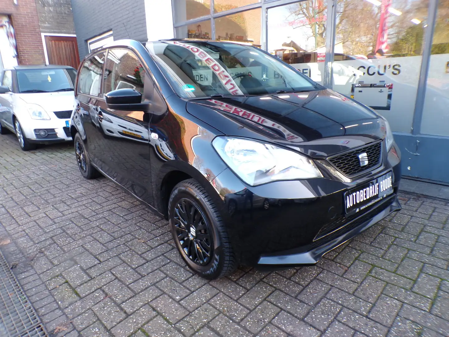 SEAT Mii 1.0 + Black Edition 5-Drs AIRCO,ZEER GOED ONDERHOU Noir - 2