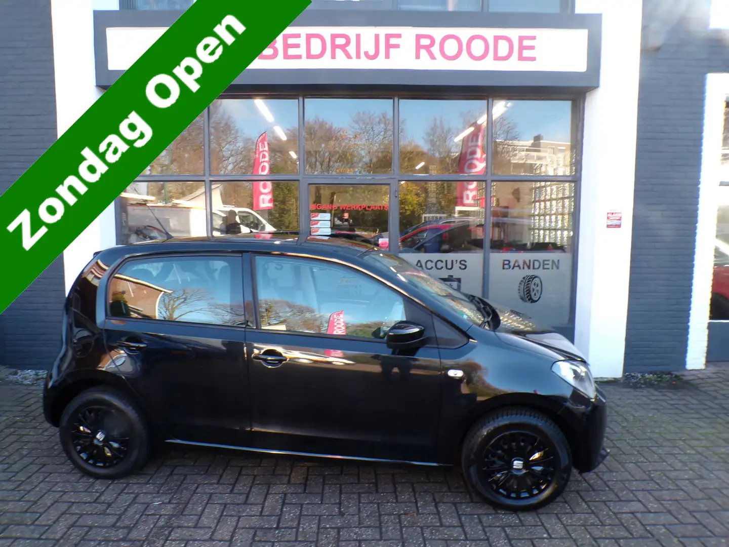 SEAT Mii 1.0 + Black Edition 5-Drs AIRCO,ZEER GOED ONDERHOU Noir - 1