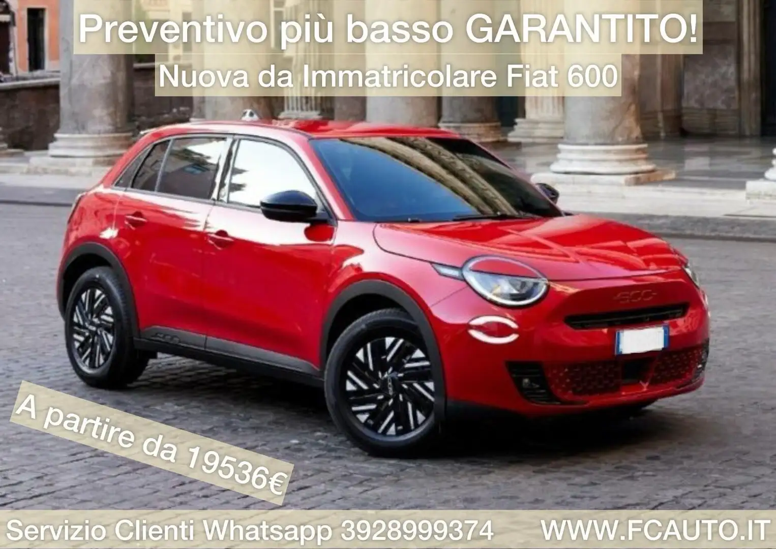 Fiat 600 Hybrid DCT MHEV Blu/Azzurro - 1