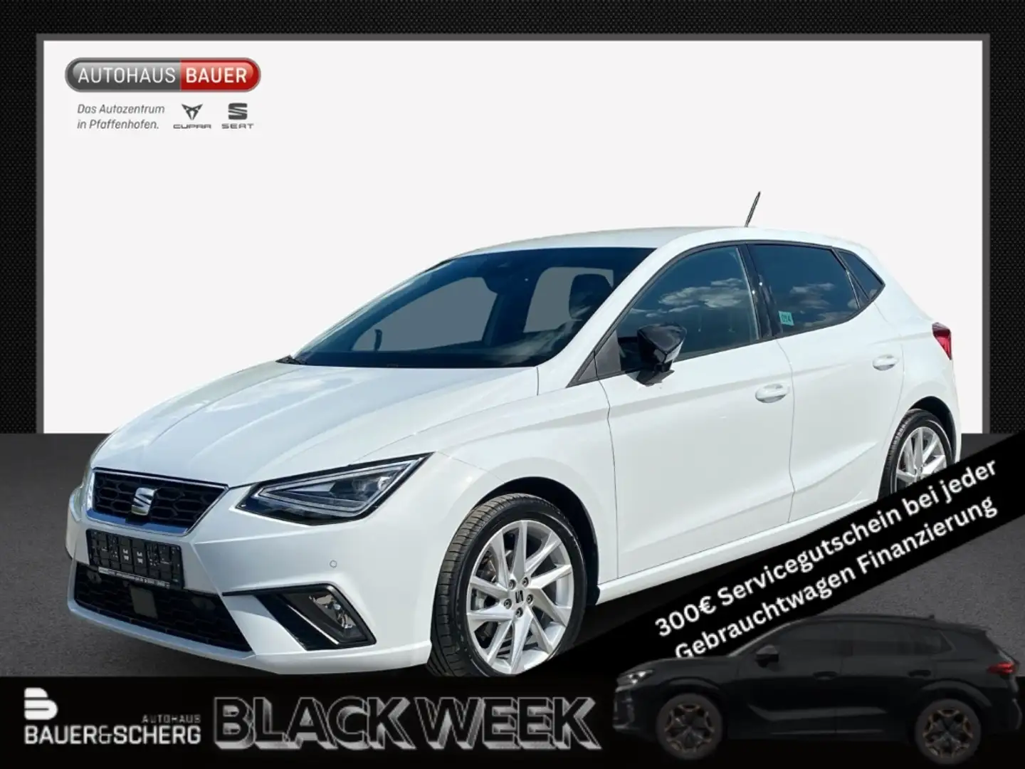 SEAT Ibiza FR 1.0 TSI FULLINK VOLLED DIGICOCKPIT PDC V+H KAME Bianco - 1