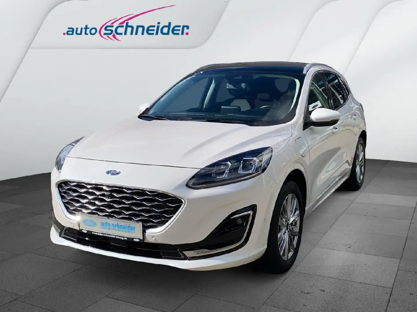 Ford Kuga Plug-In Hybrid Vignale Weiß - 1