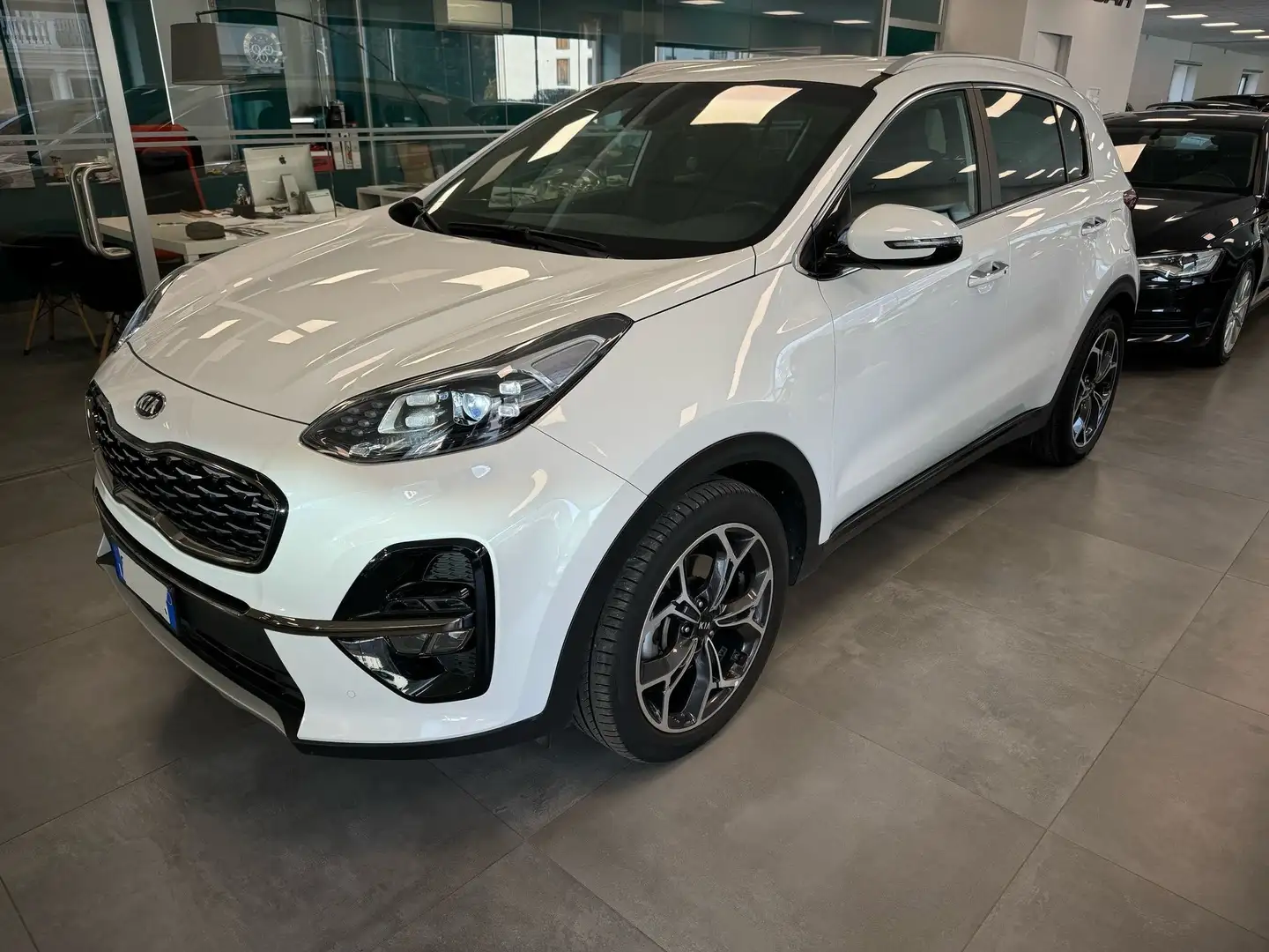Kia Sportage TEL 3483761469 1.6 crdi mhev GT Line awd 136cv dct Blanc - 1