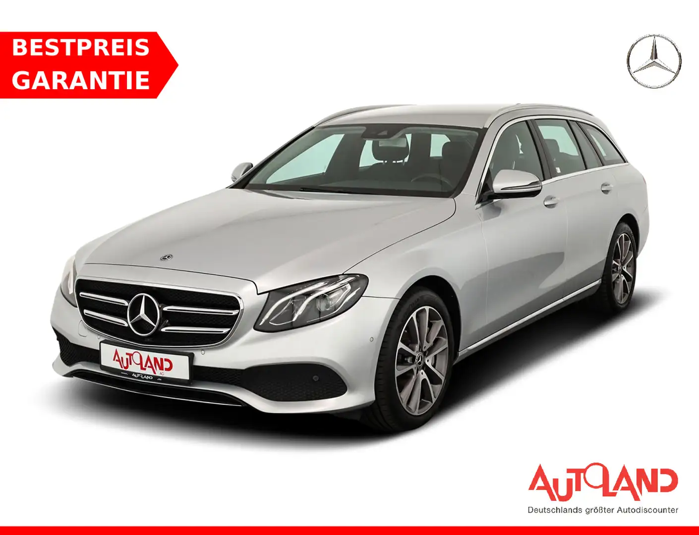 Mercedes-Benz E 200 E300 de T-Modell Exclusive Burmester AHK Kamera Silber - 1