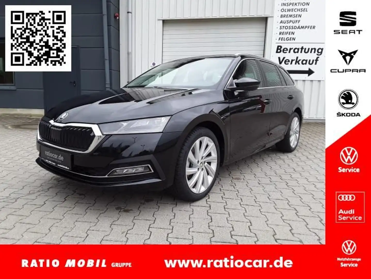 Skoda Octavia OCTAVIA COMBI 1.5 TSI DSG STYLE MATRIX-LED NAVI Noir - 1