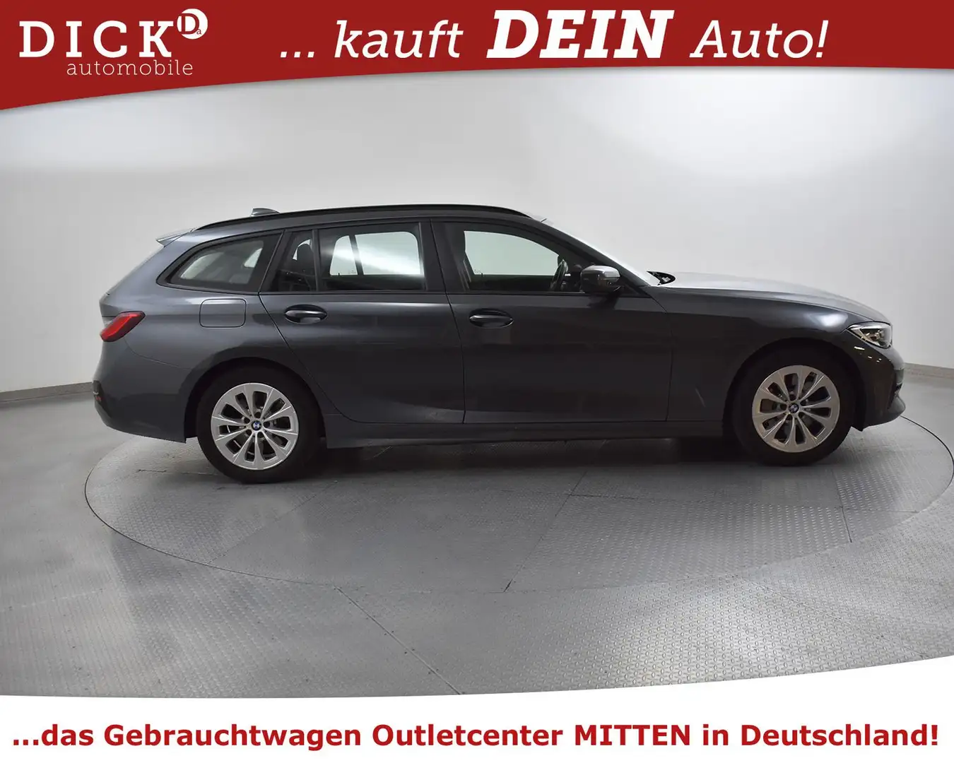 BMW 330 e T Aut. Advan PANO+PROF+VIRTU+ACC+LED+SHZ+M Gris - 2