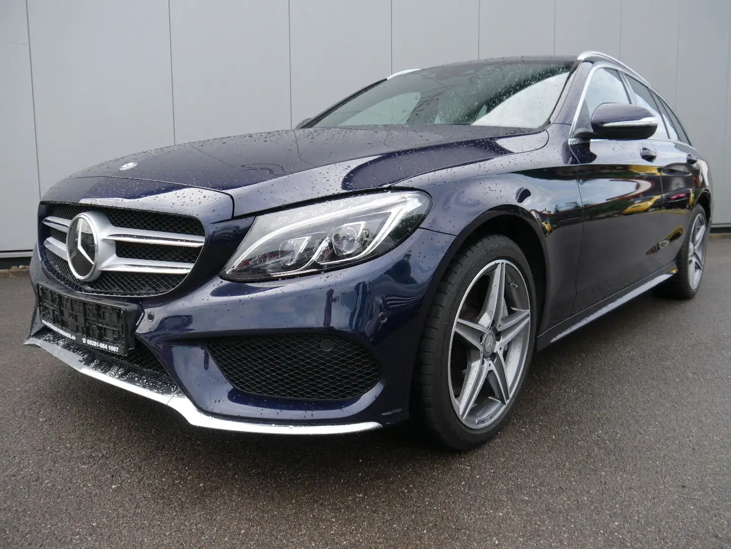 Mercedes-Benz C 250 CGI T AMG-LINE NAVI/LED/DISTR/RFK/HEAD-UP Blau - 1