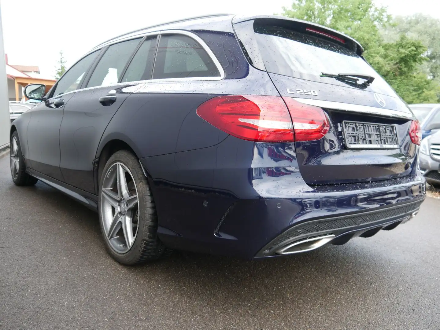 Mercedes-Benz C 250 CGI T AMG-LINE NAVI/LED/DISTR/RFK/HEAD-UP Blau - 2