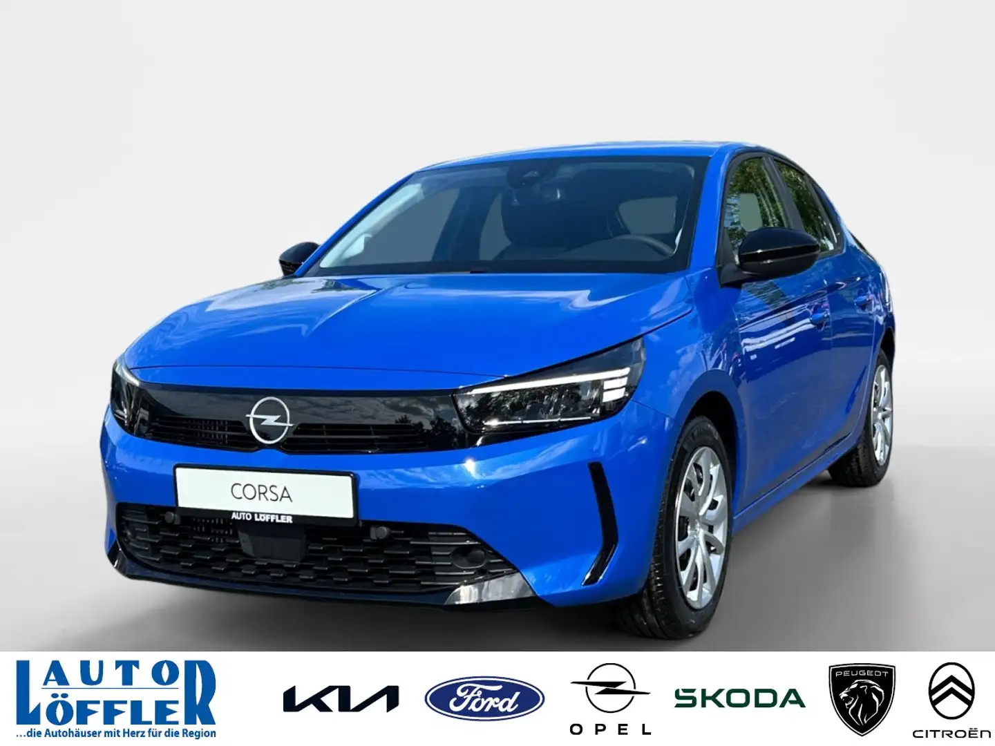 Opel Corsa F Edition SHZ Klima Klima Sitzheizung Fenster el. Blau - 1