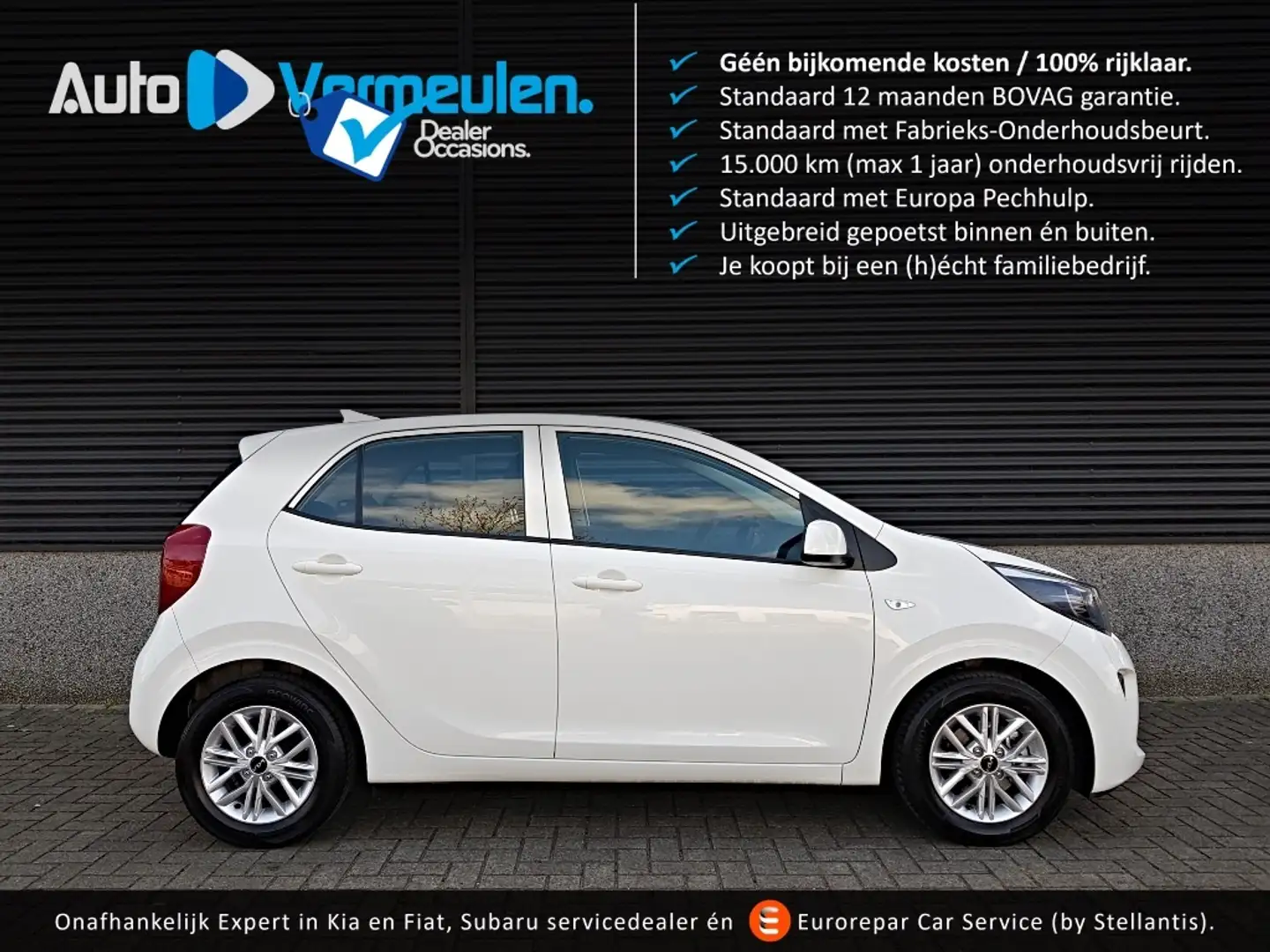 Kia Picanto 1.0 DPi DynamicLine Blanc - 1