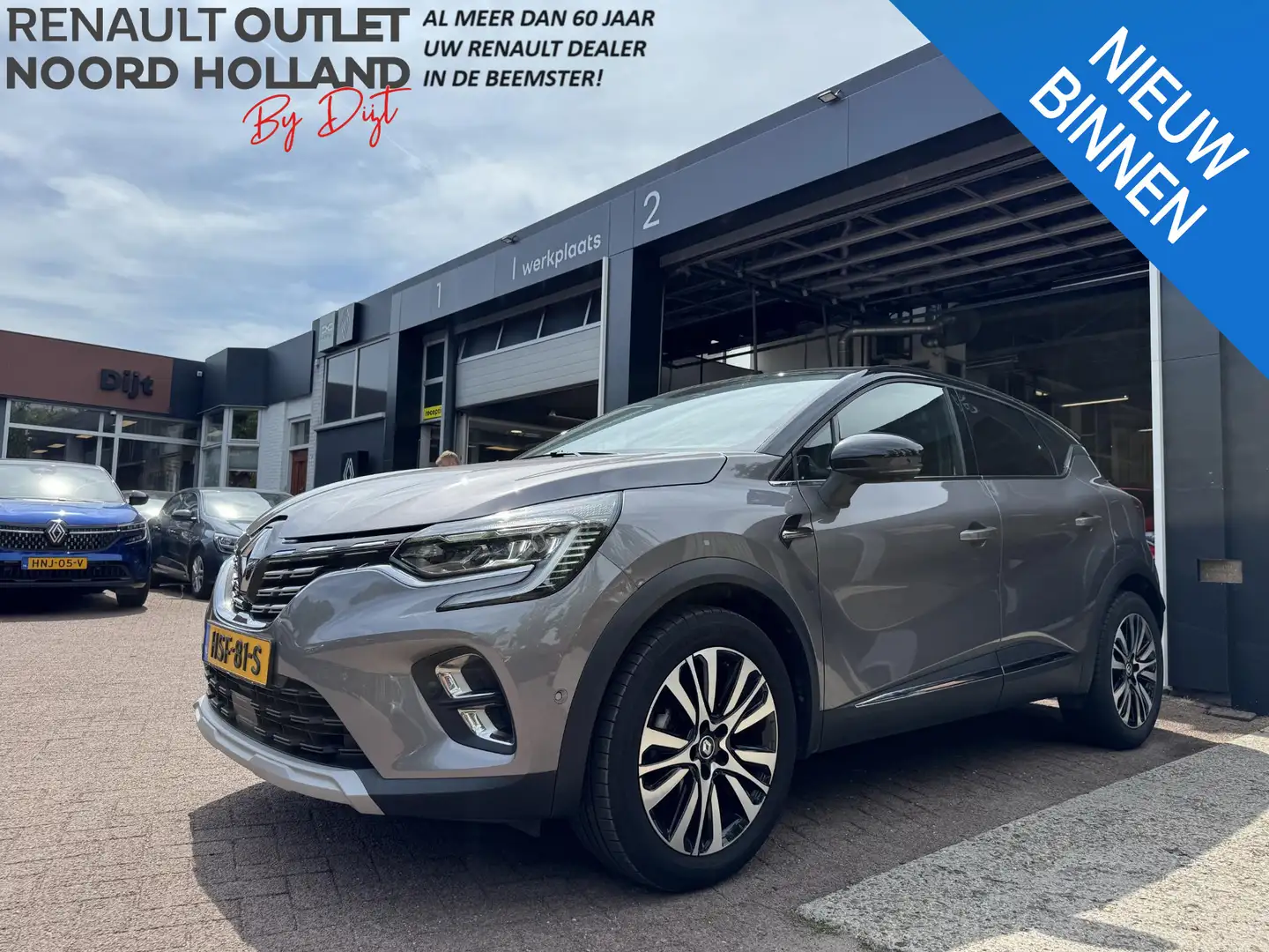 Renault Captur 1.3 TCe 140 Initiale Paris Grijs - 1