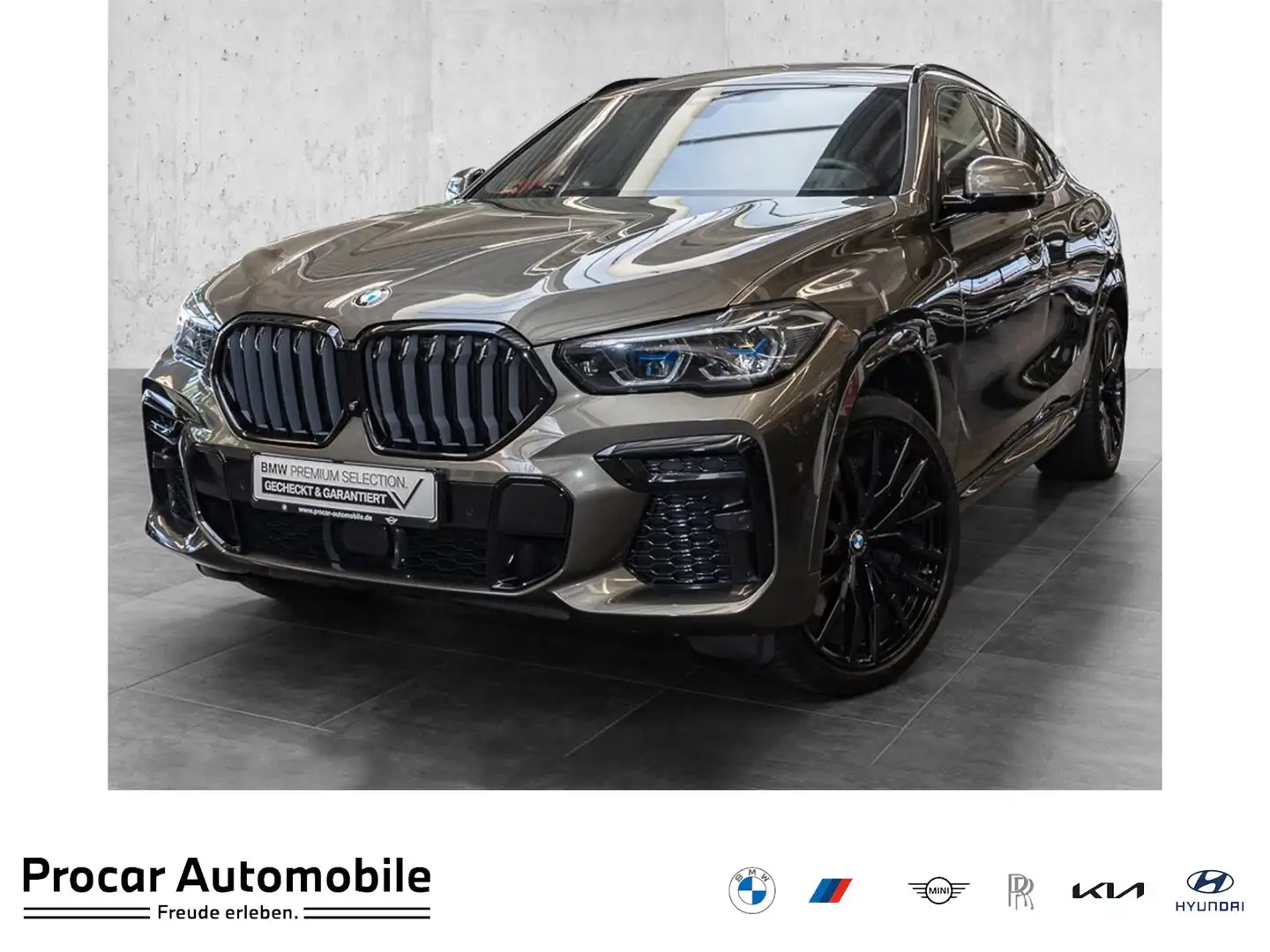 BMW X6 xDrive40d M Sportpaket Gestiksteuerung HiFi Grijs - 1