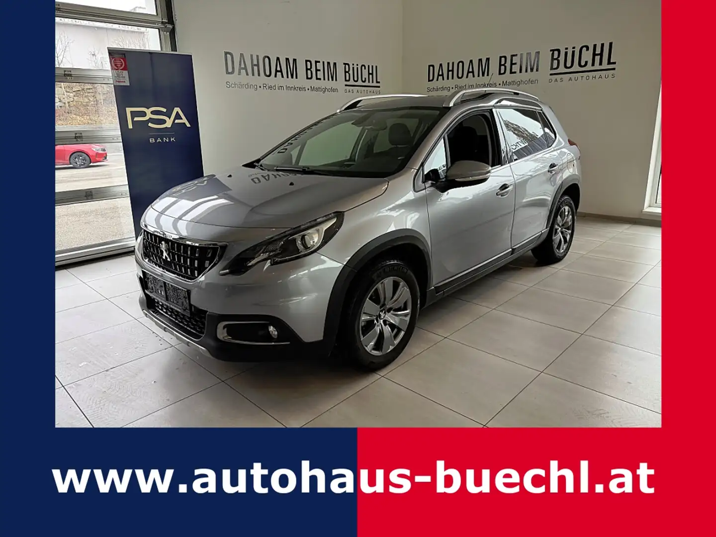 Peugeot 2008 1,5 BlueHDi 100 Allure S&S Grau - 1