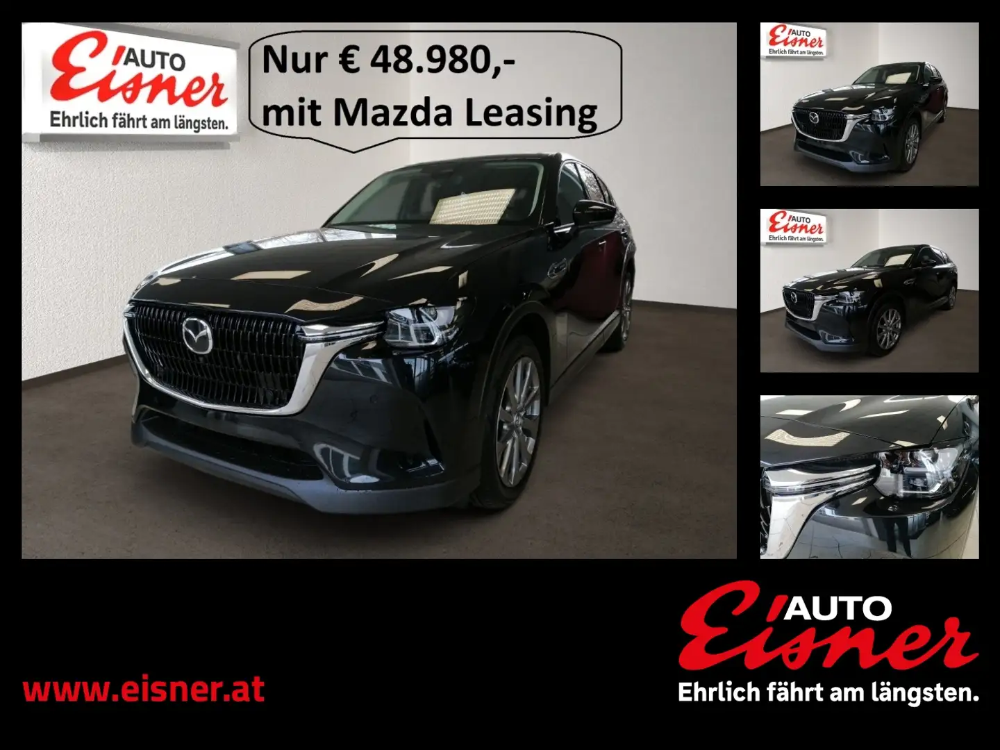 Mazda CX-60 2.5L PHEV AWD EXCL. L. Inkl.AHK Schwarz - 1