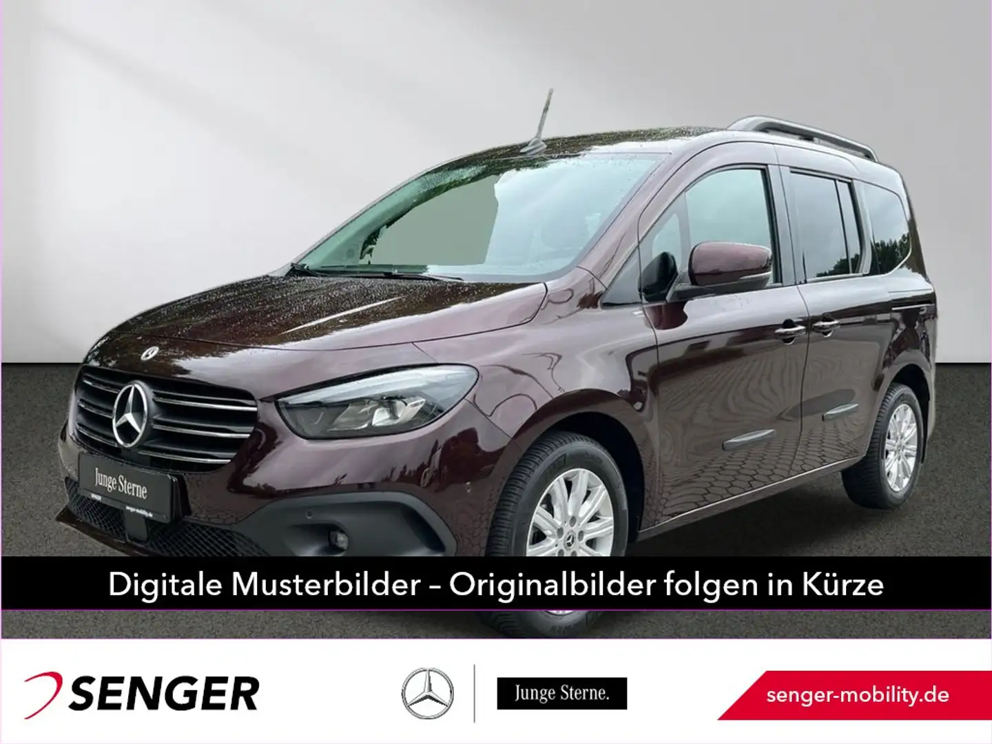Mercedes-Benz T-Class T 180 Progressive MBUX LED KeylessGo Navi AHK 7G Rouge - 1