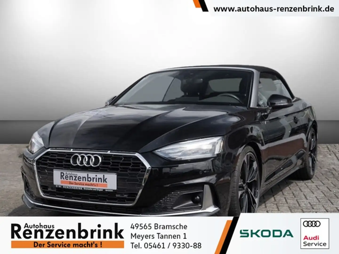 Audi A5 Cabriolet 35 TFSI advanced NAVI+LED+RFK Schwarz - 1