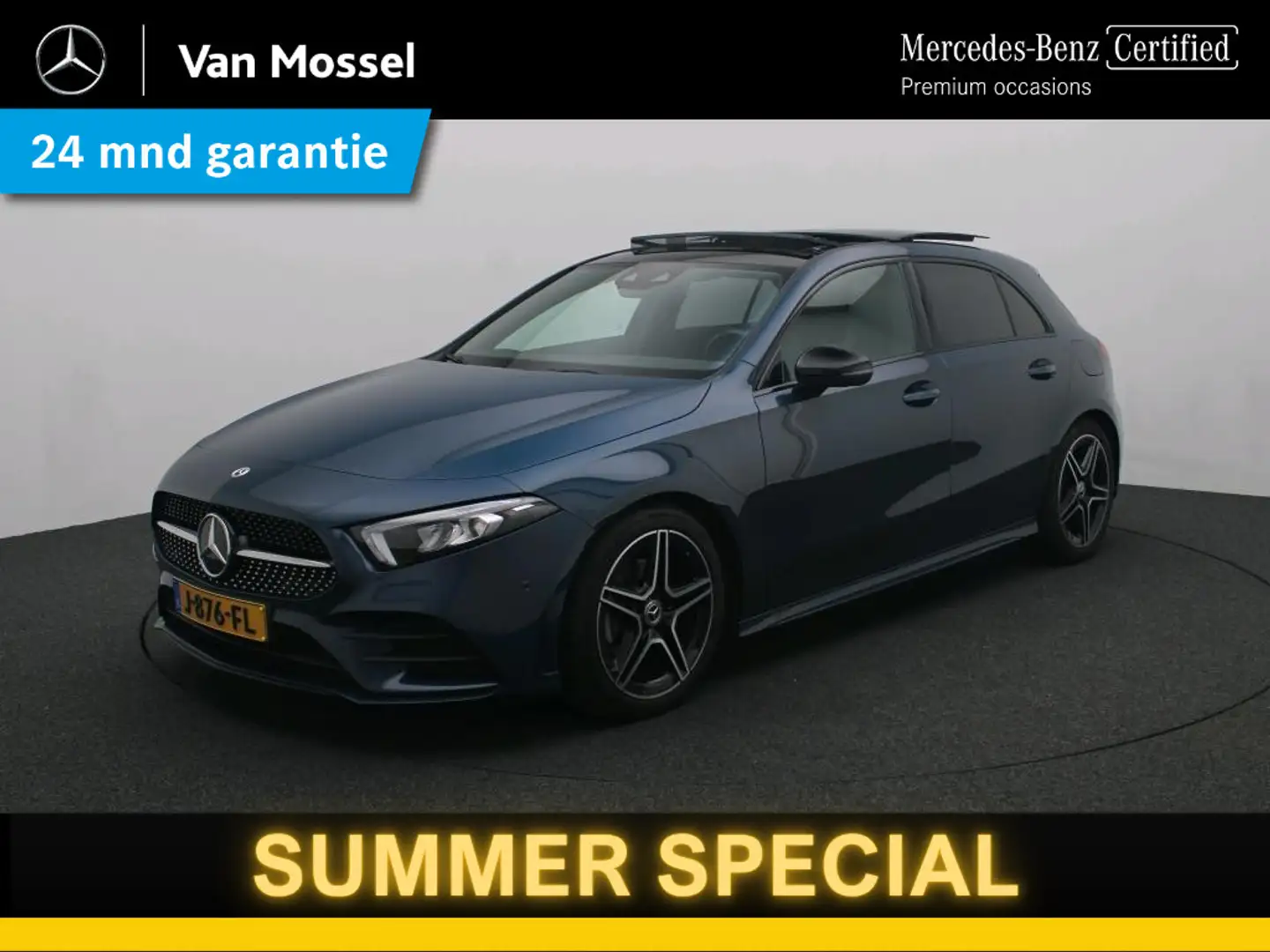 Mercedes-Benz A 180 Business Solution AMG / Panoramadak / Night Pakket Blauw - 1