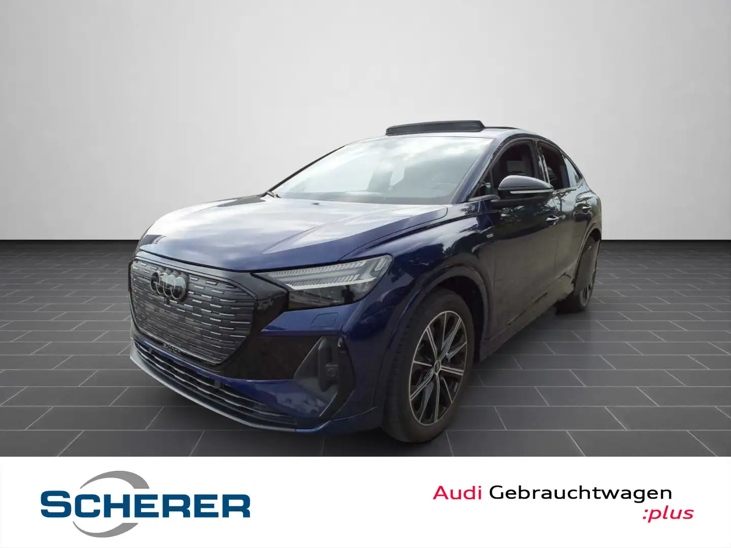 Audi Q4 e-tron Q4 Sportback 50 e-tron quatt. S LINE PANO SONOS Blau - 1