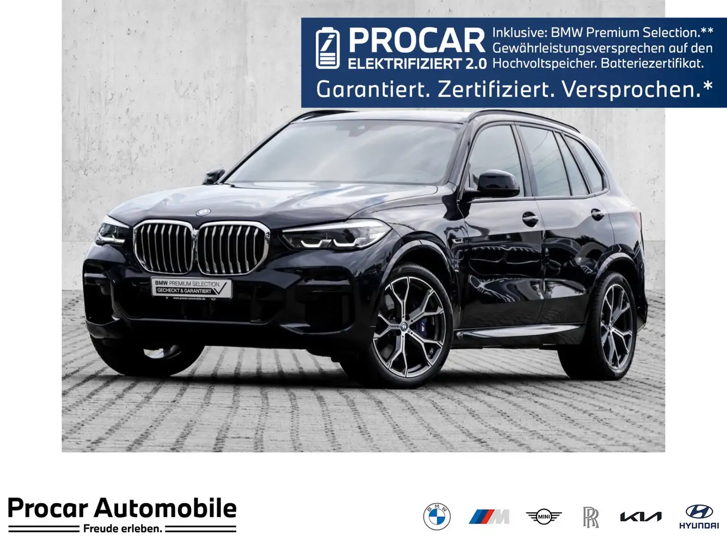BMW X5 xDrive45e M Sport NAVI+HUD+LED+LUFTFEDERUNG+ALARM+ Nero - 1